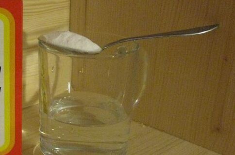 sodium bicarbonate inside to increase a member