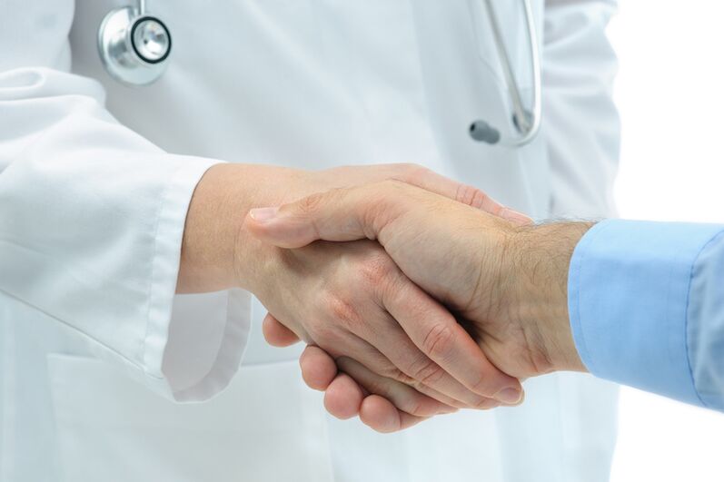 Consultation of a doctor about an increase in a member