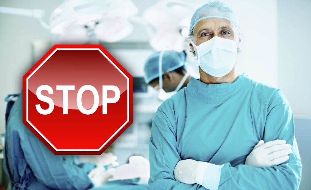 Doctors prohibit men from undergoing penis enlargement surgery if there are contraindications.